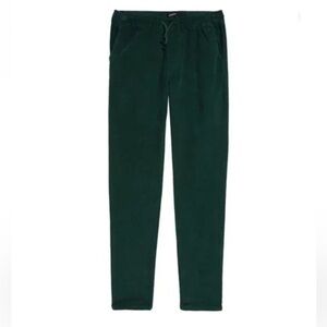 Nordstrom boys size xxl Dark Green corduroy stretch pants pull on waist 18/20